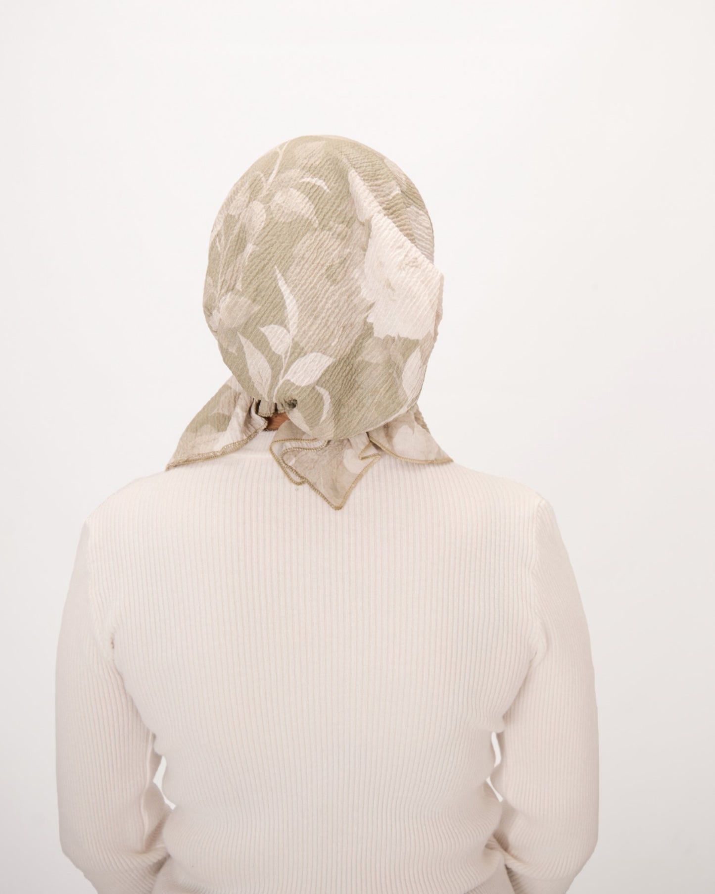 Misty Hydrangea Pretied Scarf