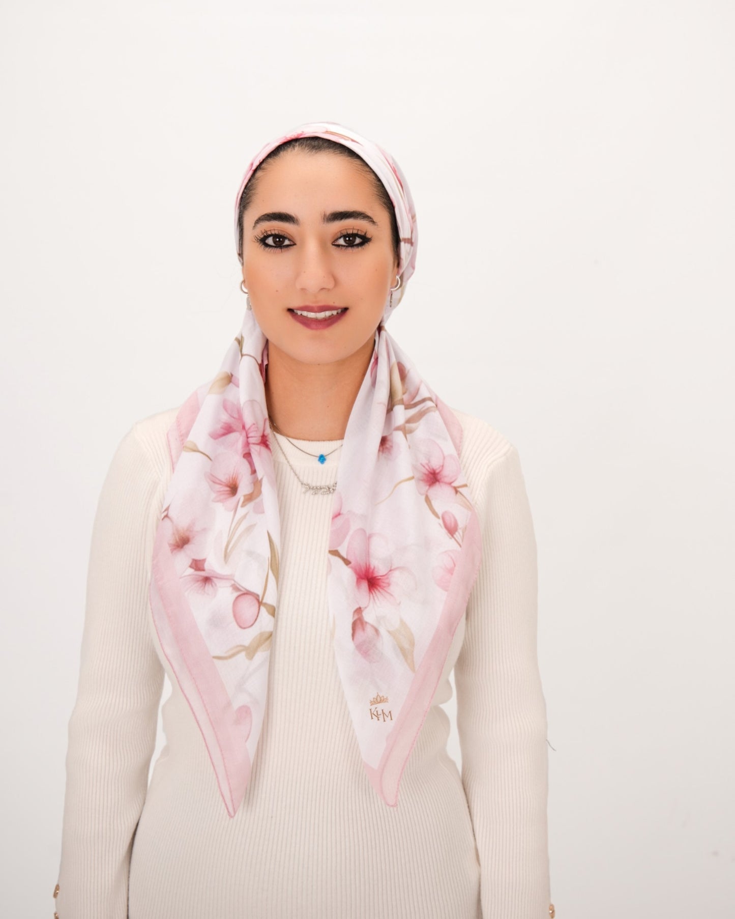 Cherry Blossom Pretied Scarf