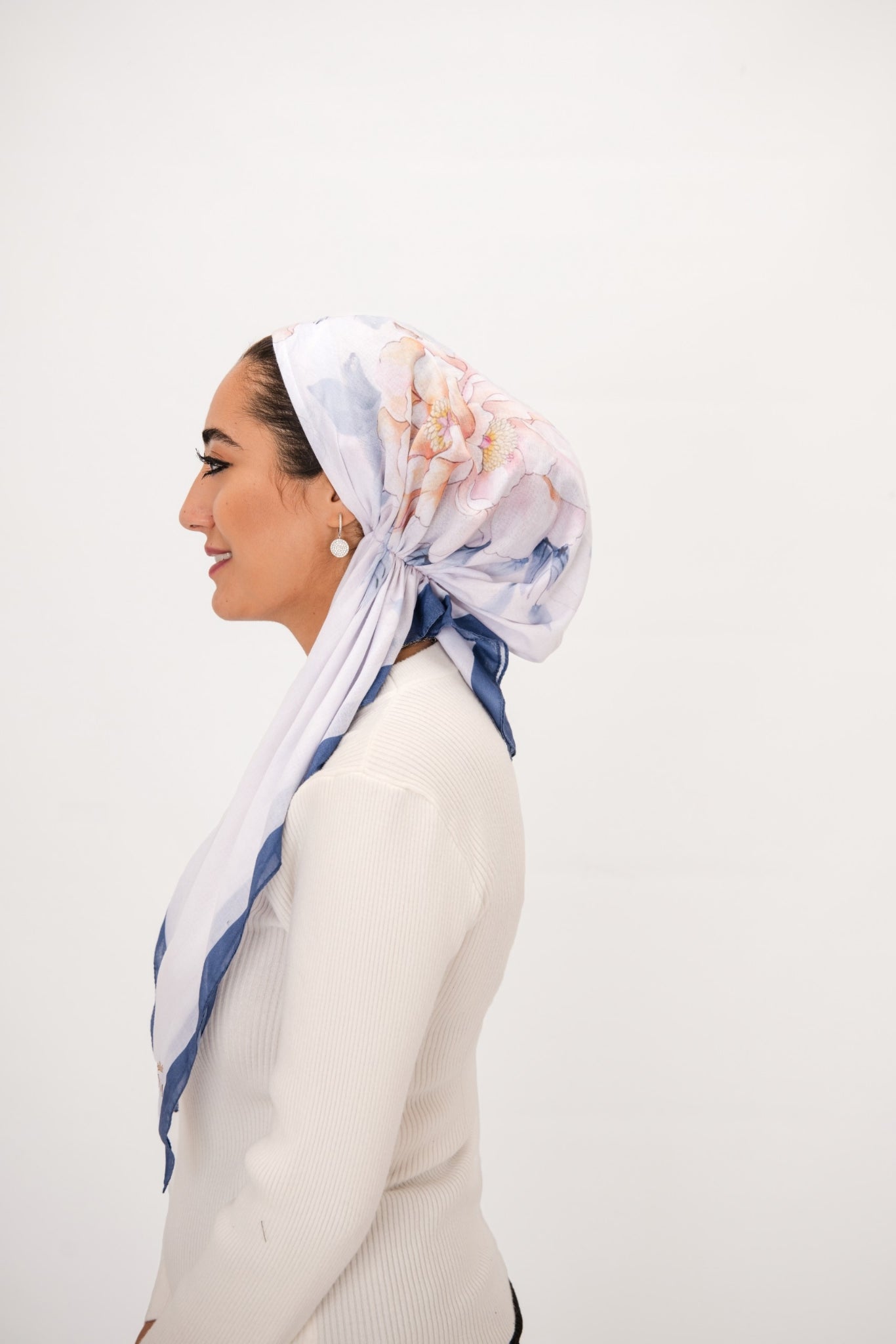 Azure Garden Pretied Scarf