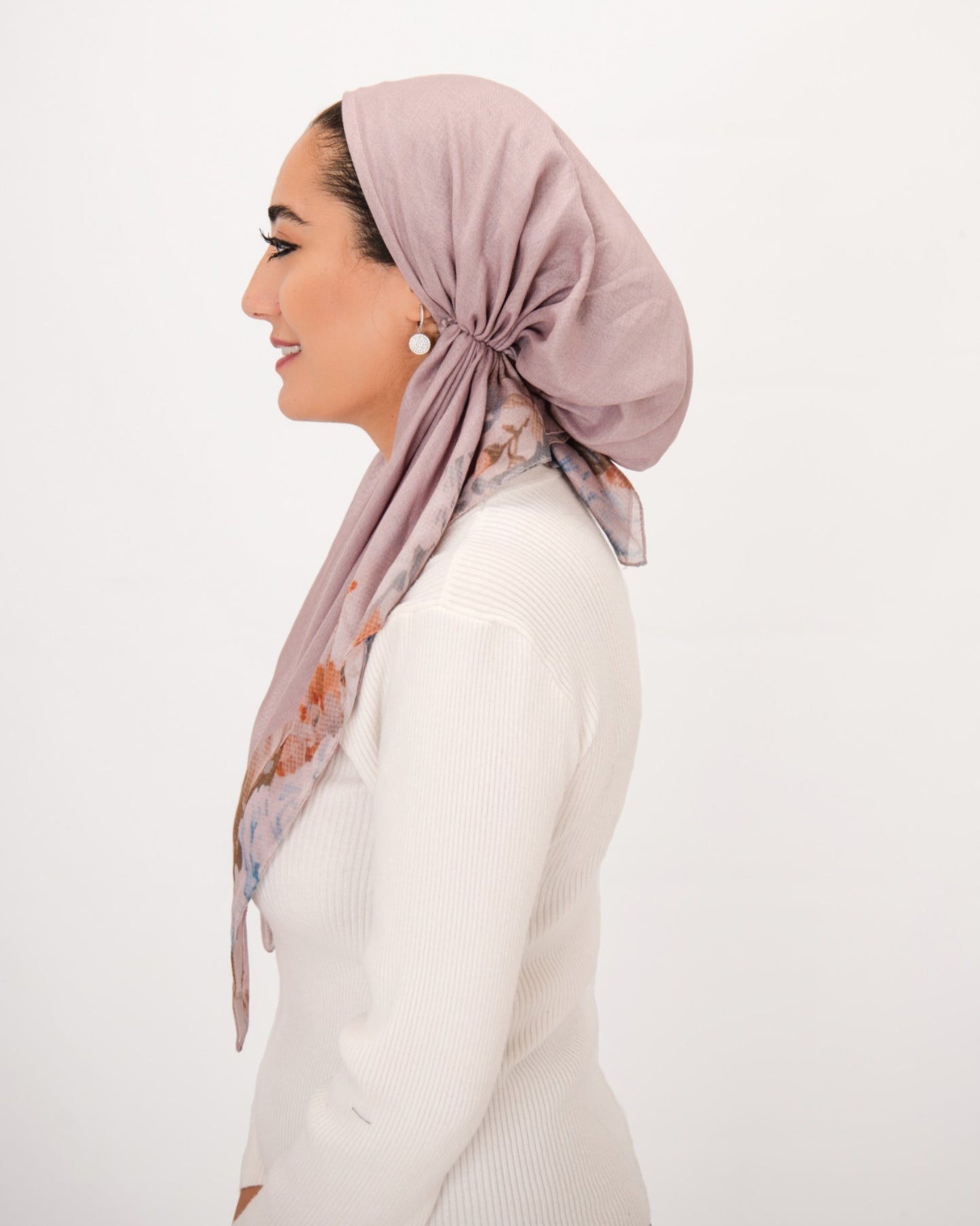 Muted Petals Pretied Scarf