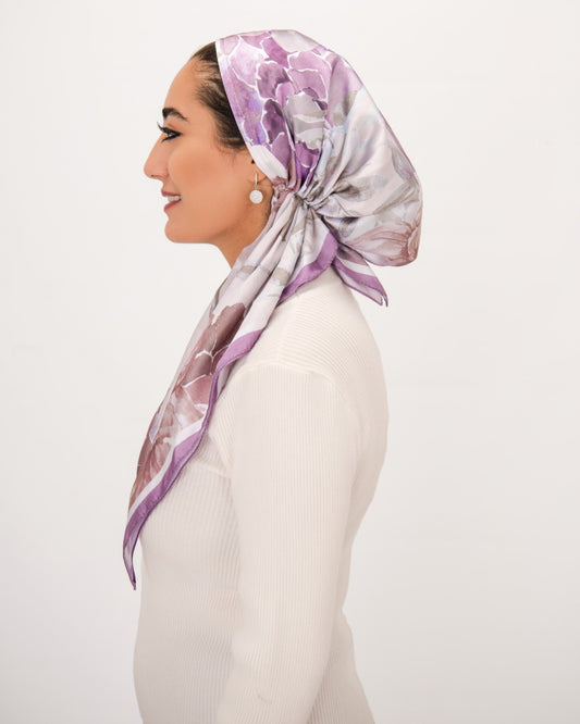 Lavender Haze Pretied Scarf - Keter Hayofi Mitpachot