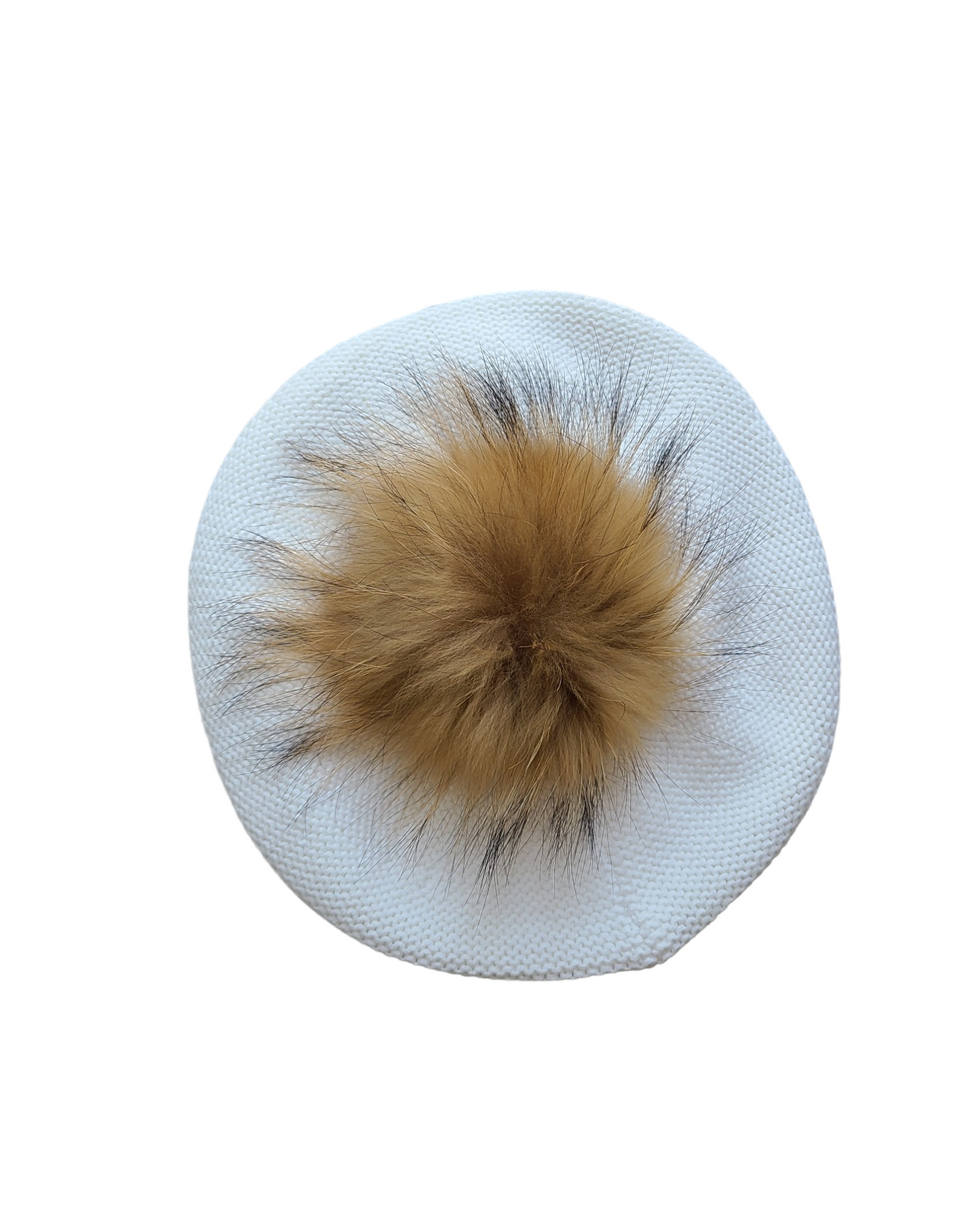 Fully Cotton Beret with Pom Pom - Keter Hayofi Mitpachot