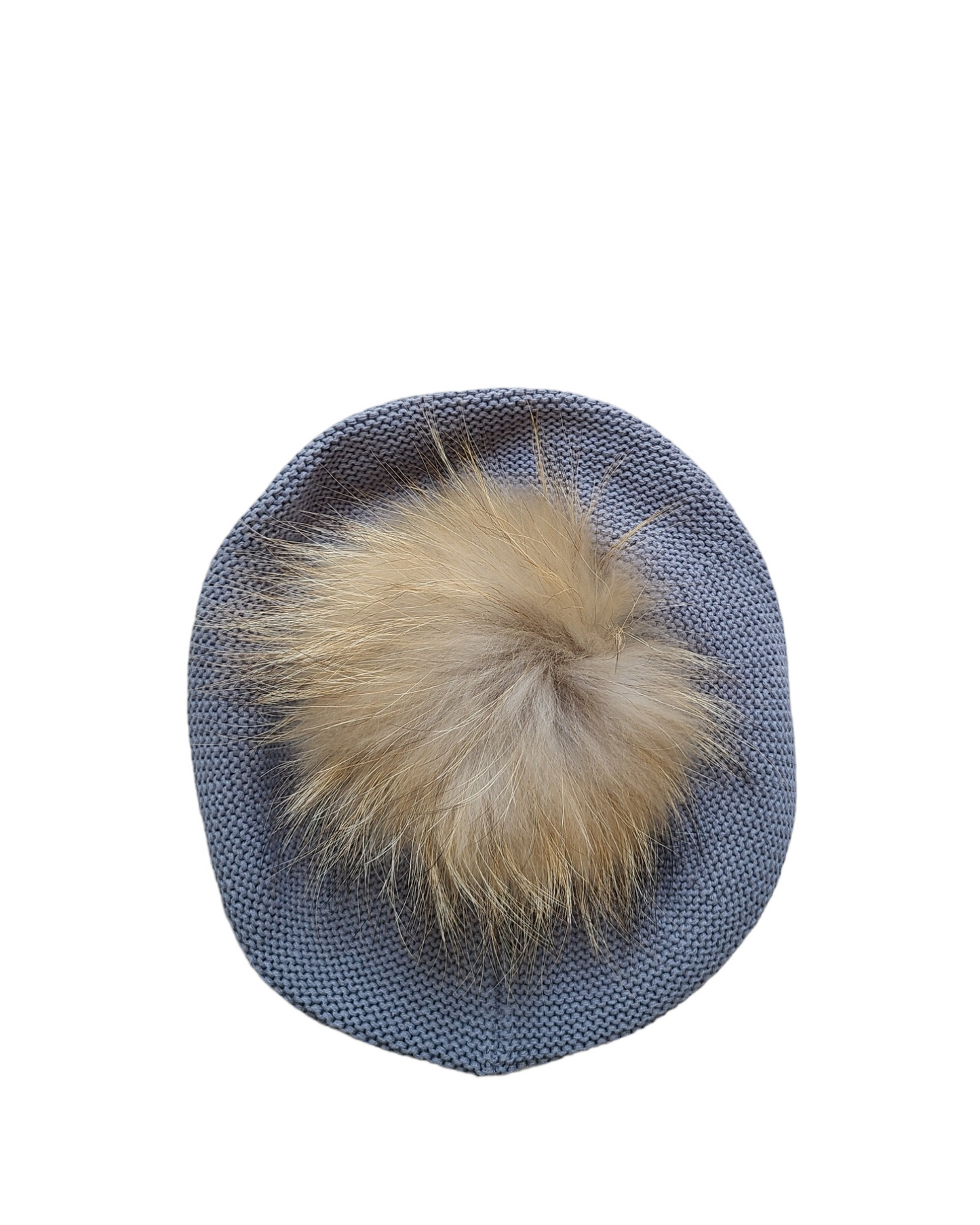 Fully Cotton Beret with Pom Pom - Keter Hayofi Mitpachot