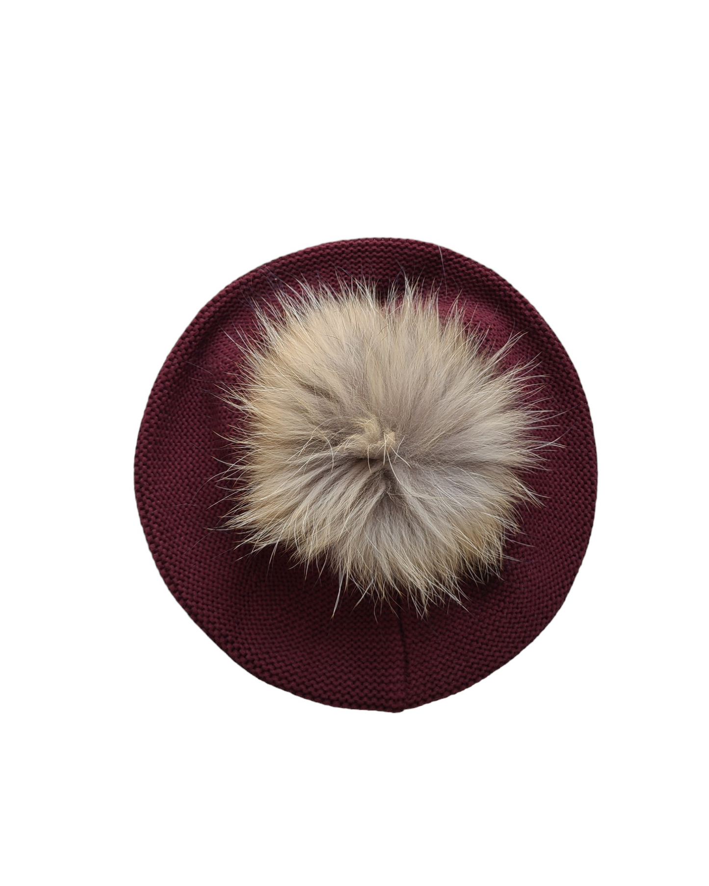 Fully Cotton Beret with Pom Pom - Keter Hayofi Mitpachot