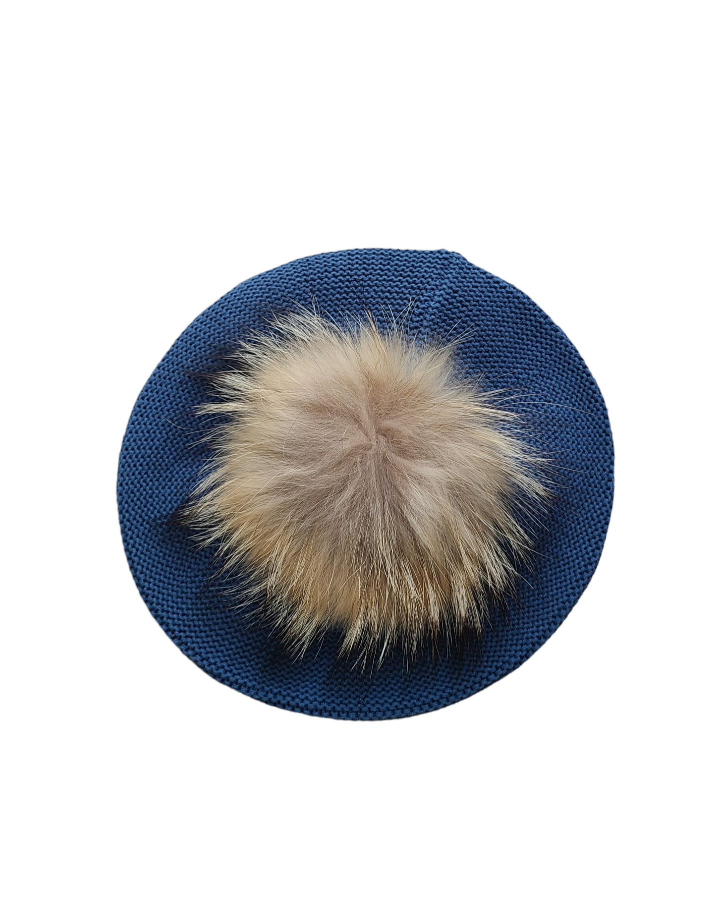 Fully Cotton Beret with Pom Pom - Keter Hayofi Mitpachot