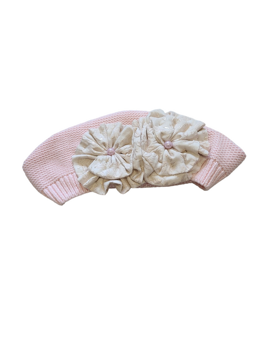 Large Size Pink Cotton French Beret - Keter Hayofi Mitpachot