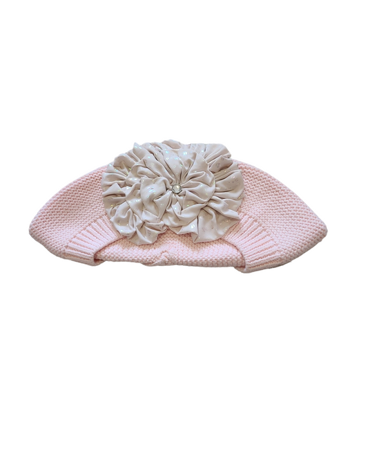 Large Size Pink Cotton French Beret - Keter Hayofi Mitpachot