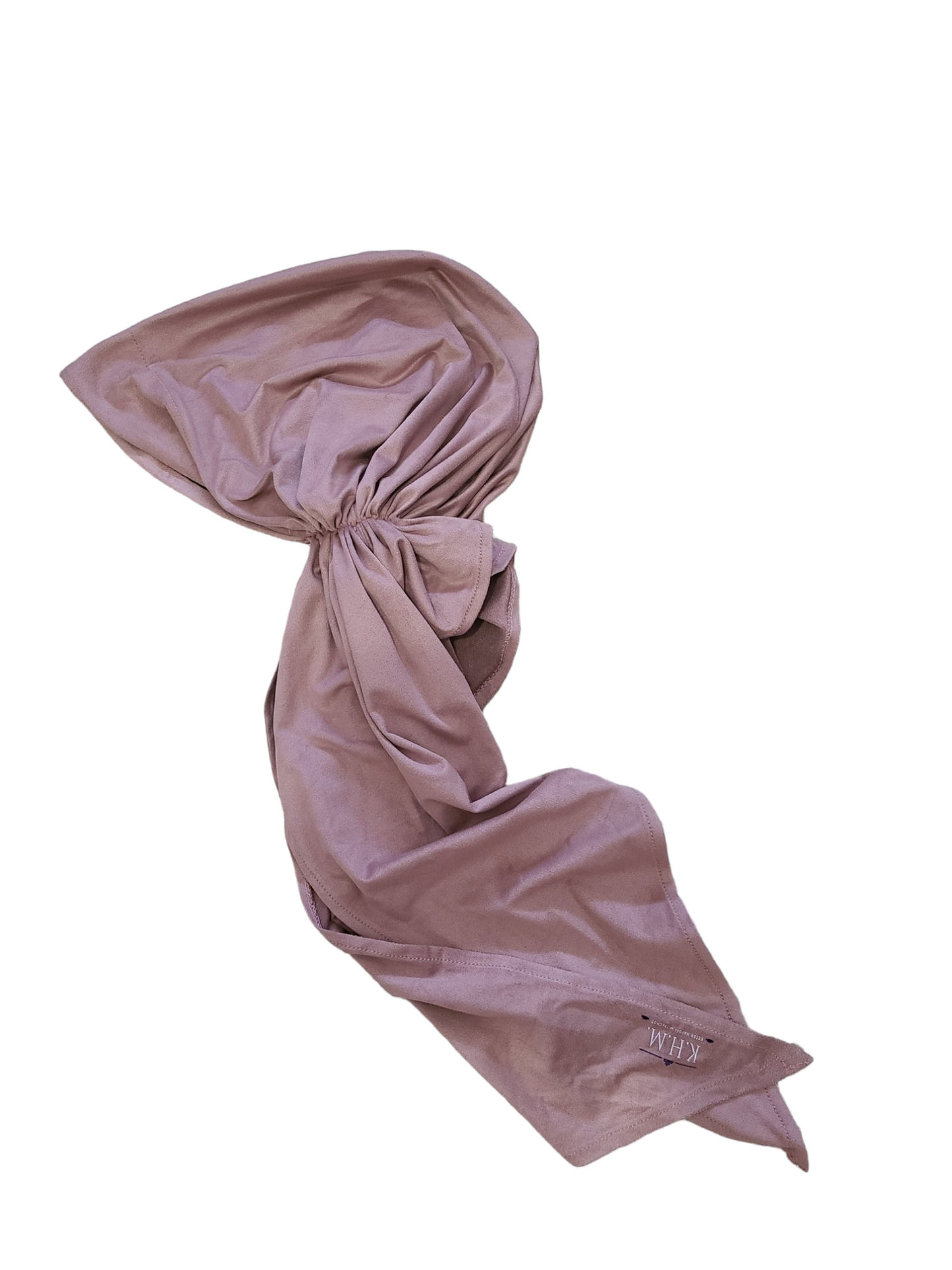 Faux Thin Suede Pretied Scarf - Keter Hayofi Mitpachot