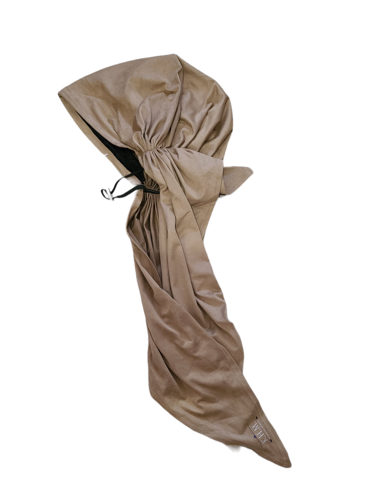 Faux Thin Suede Pretied Scarf - Keter Hayofi Mitpachot