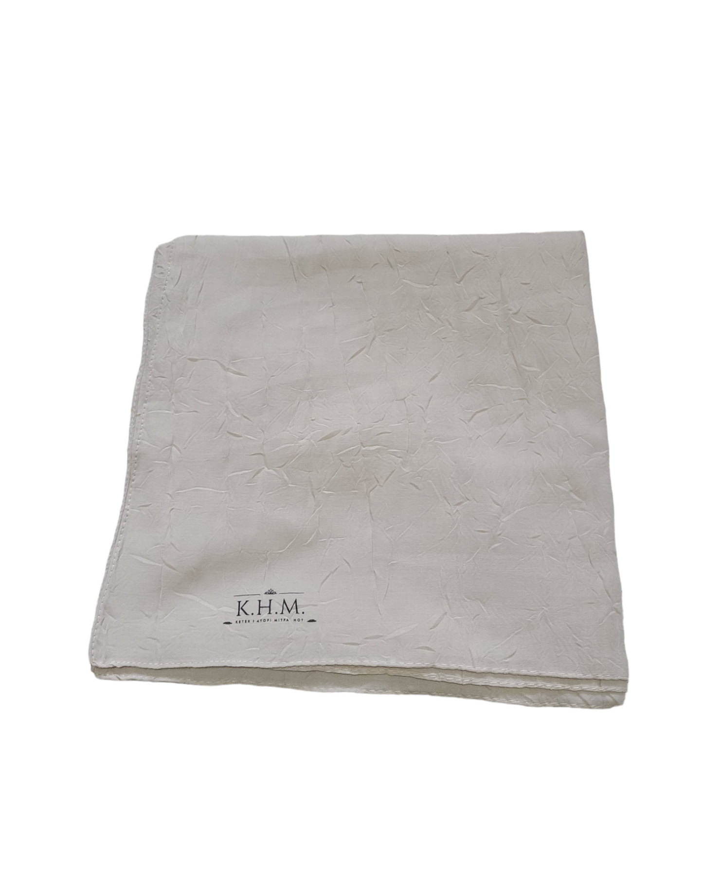 Solid Crinkled Square Scarf - Keter Hayofi Mitpachot