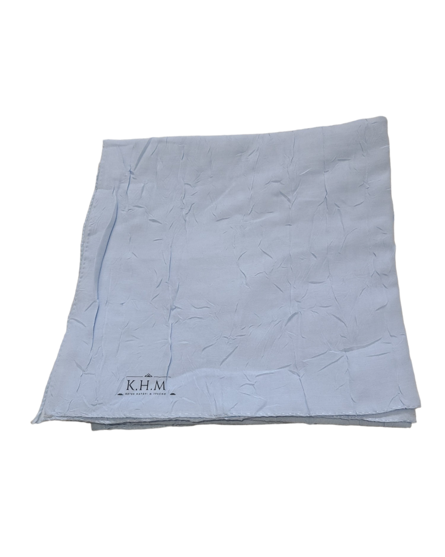 Solid Crinkled Square Scarf - Keter Hayofi Mitpachot