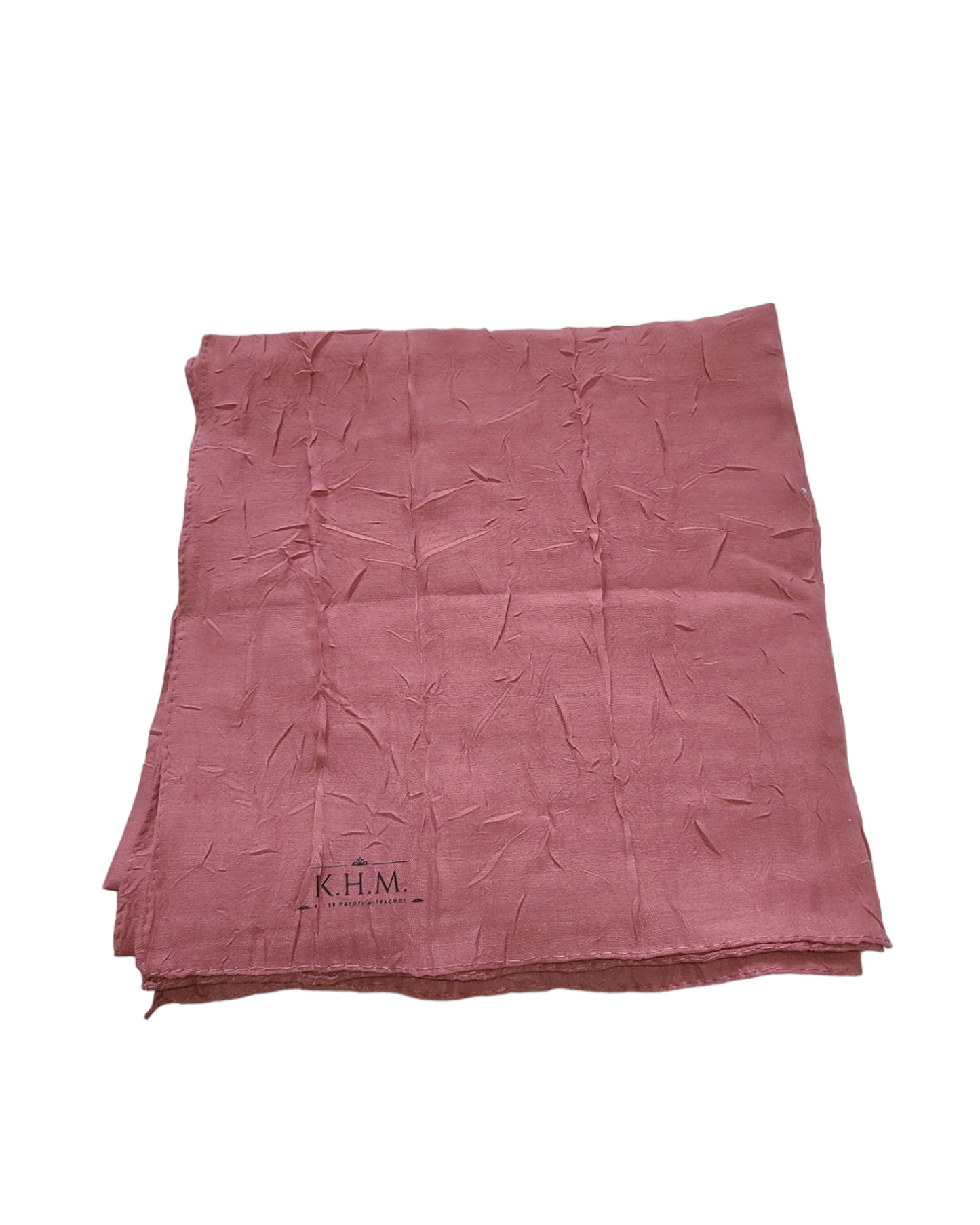 Solid Crinkled Square Scarf - Keter Hayofi Mitpachot