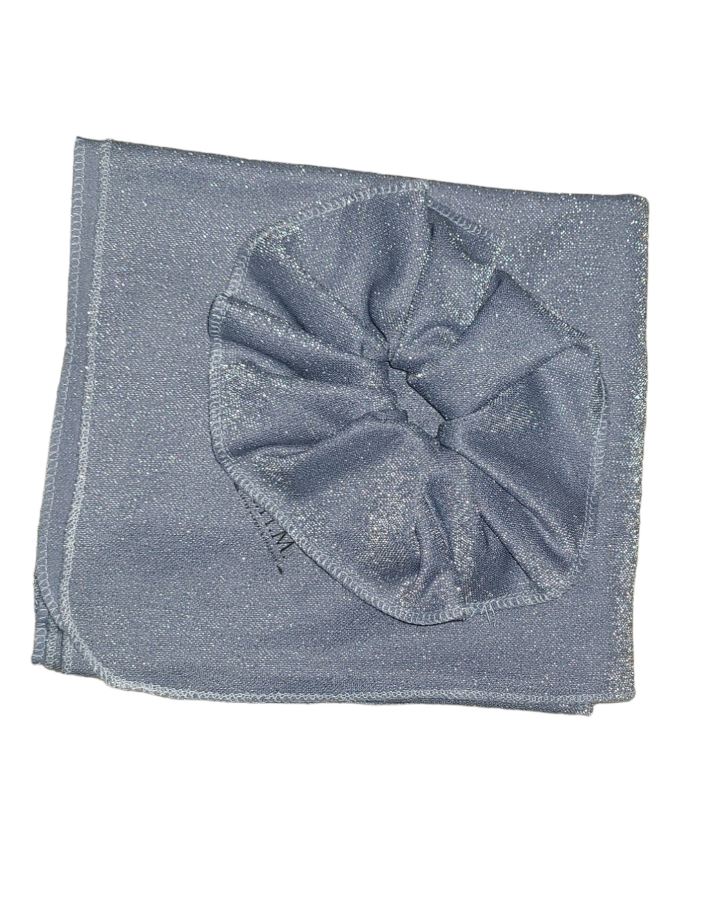 Elegant Shimmery Long Scarf with Scrunchie - Keter Hayofi Mitpachot