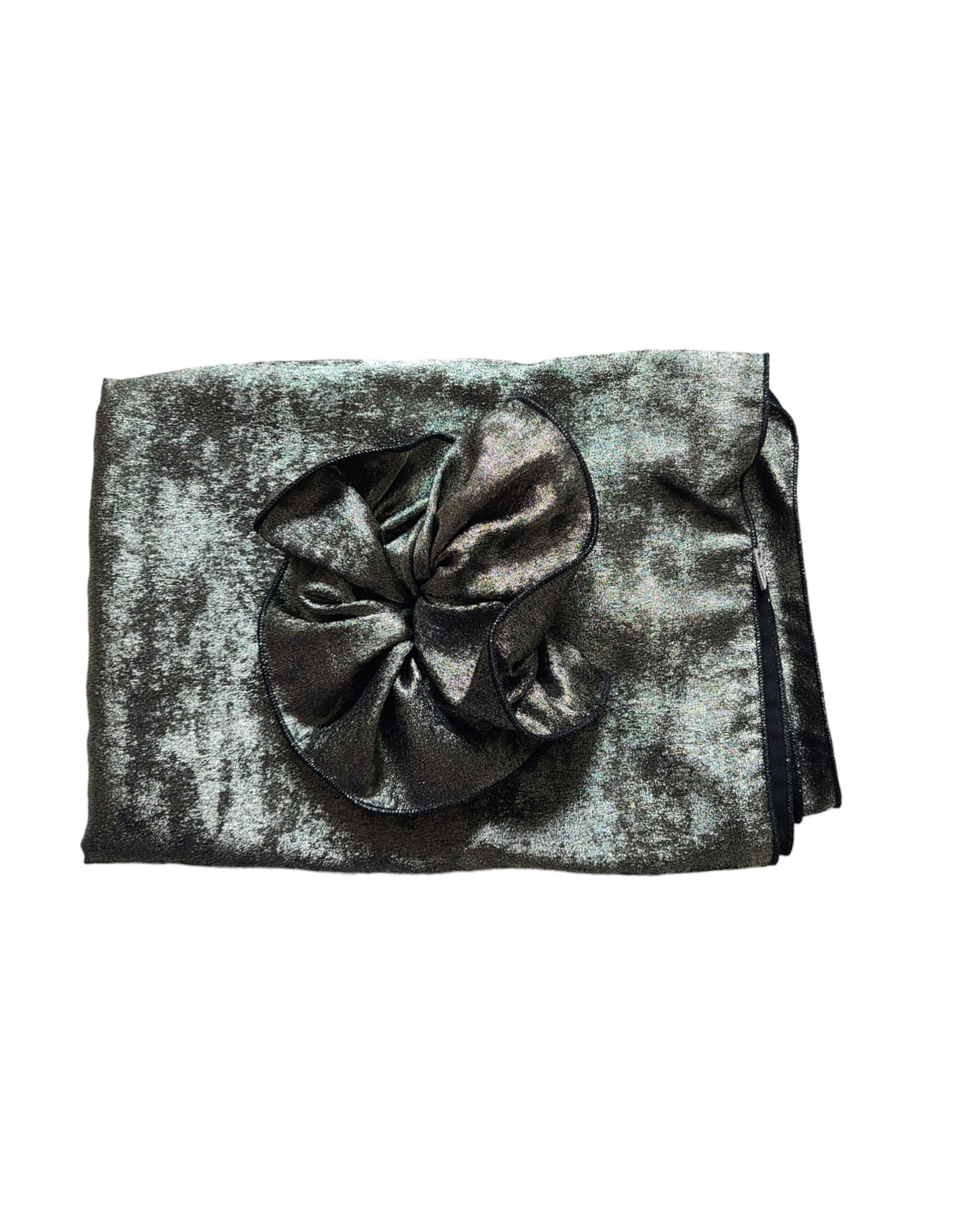 Rinati Lakel 2 Toned Shimmery Scarf with Scrunchie