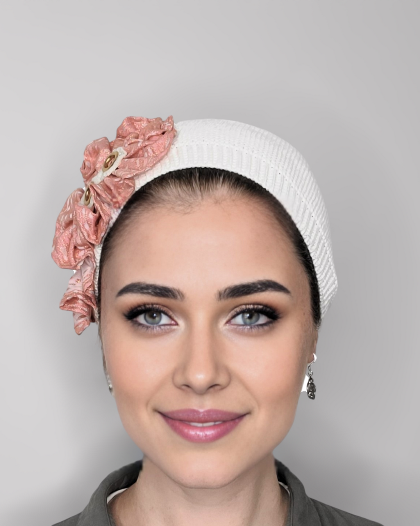 Standard Size White French Beret