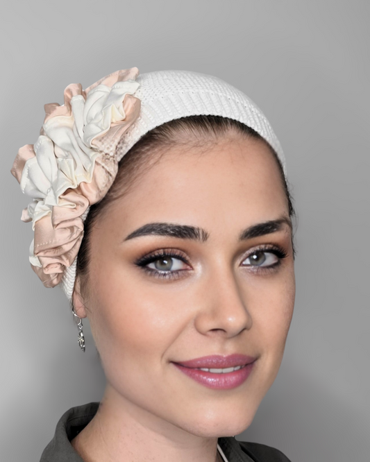 Standard Size White French Beret