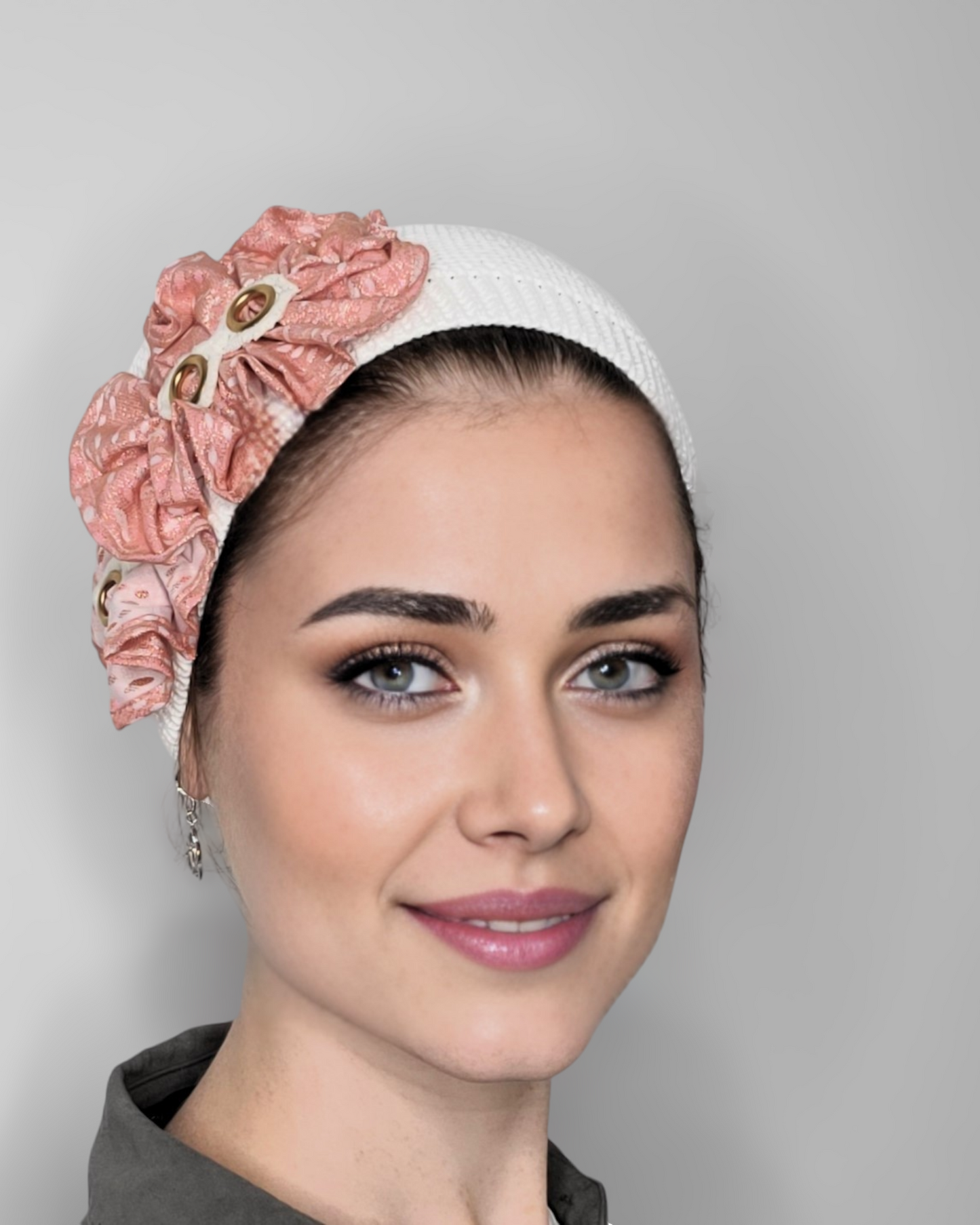 Standard Size White French Beret