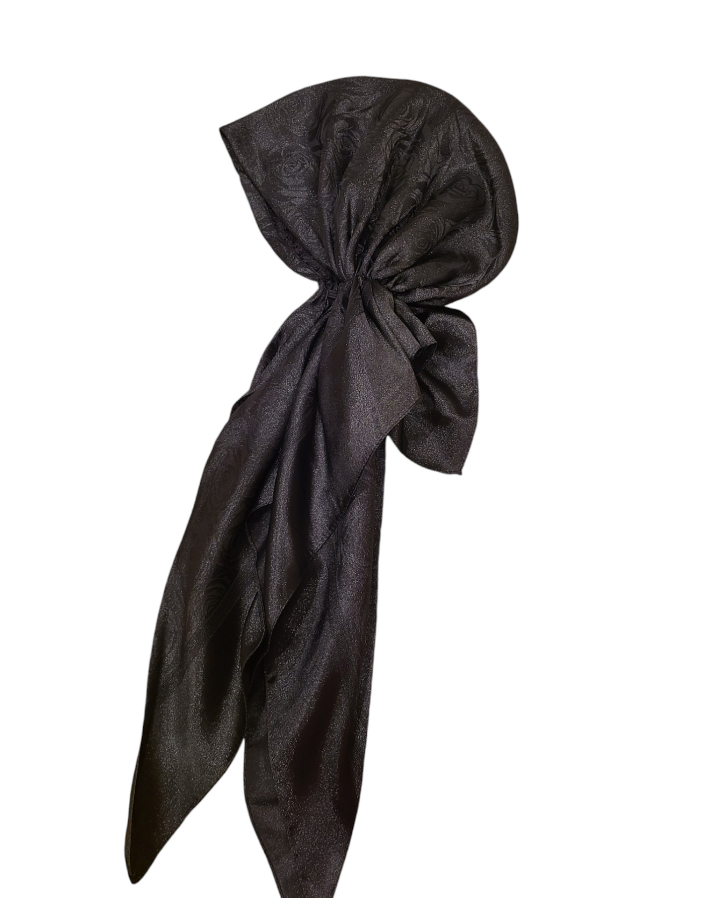 Silky Floral Adjustable Pretied Scarf