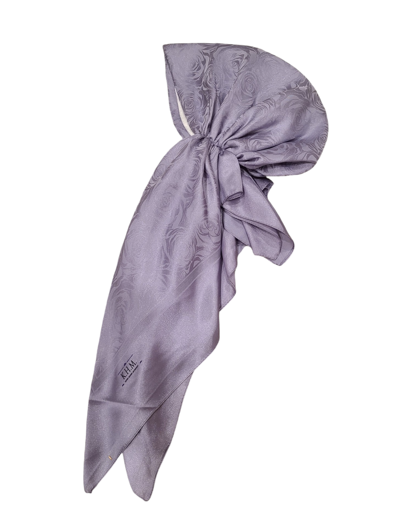 Silky Floral Adjustable Pretied Scarf