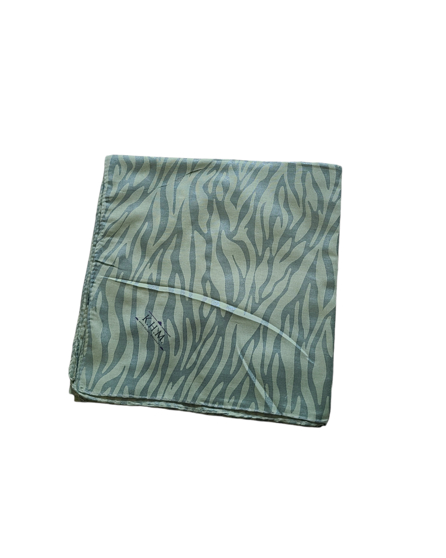 Zebra Striped Square Scarf