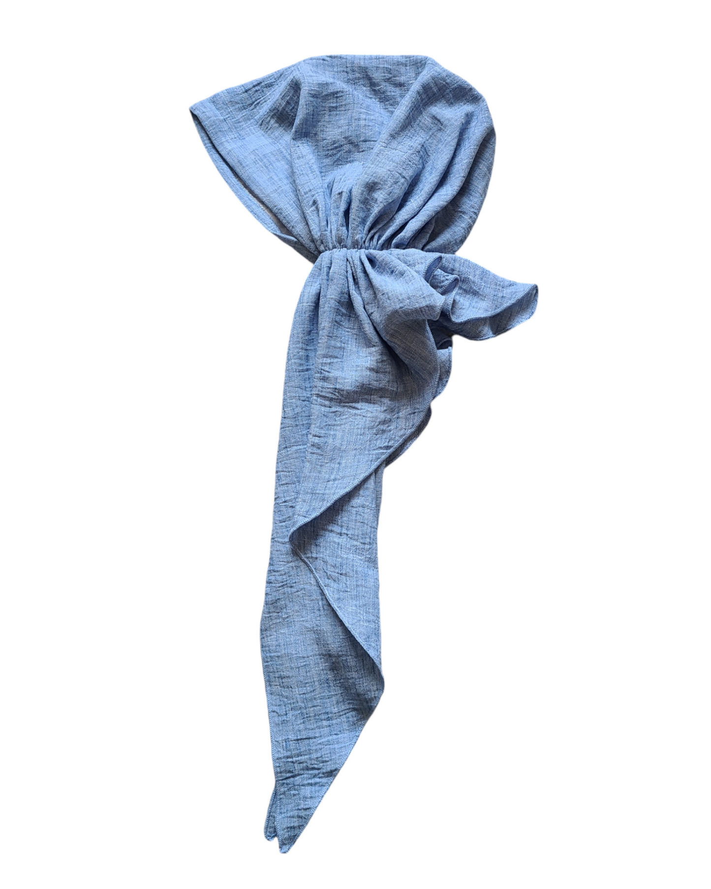 Solid Linen Adjustable Pretied Scarf