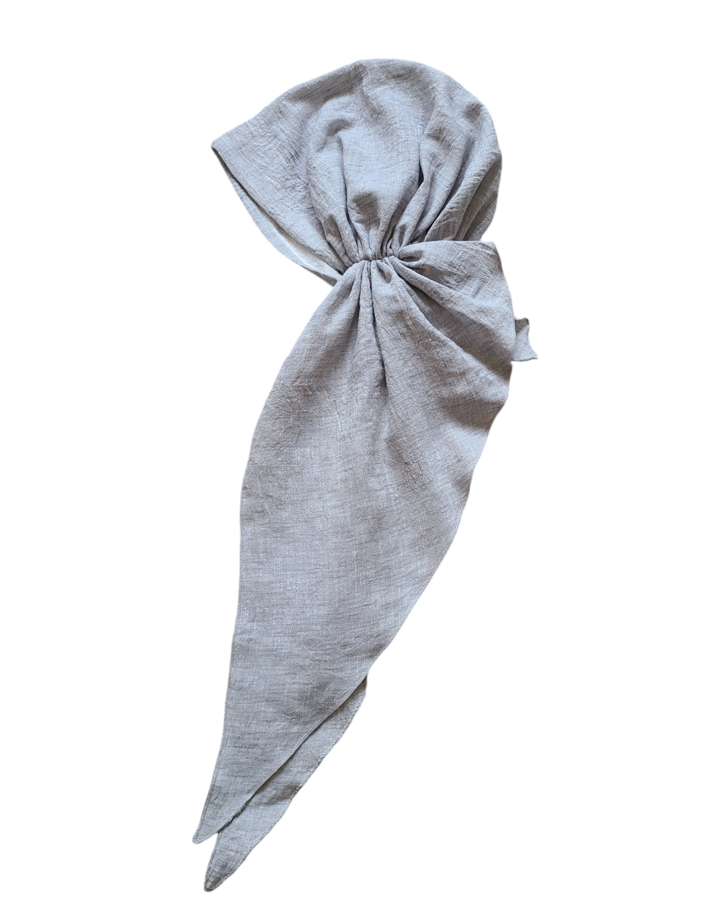 Solid Linen Adjustable Pretied Scarf