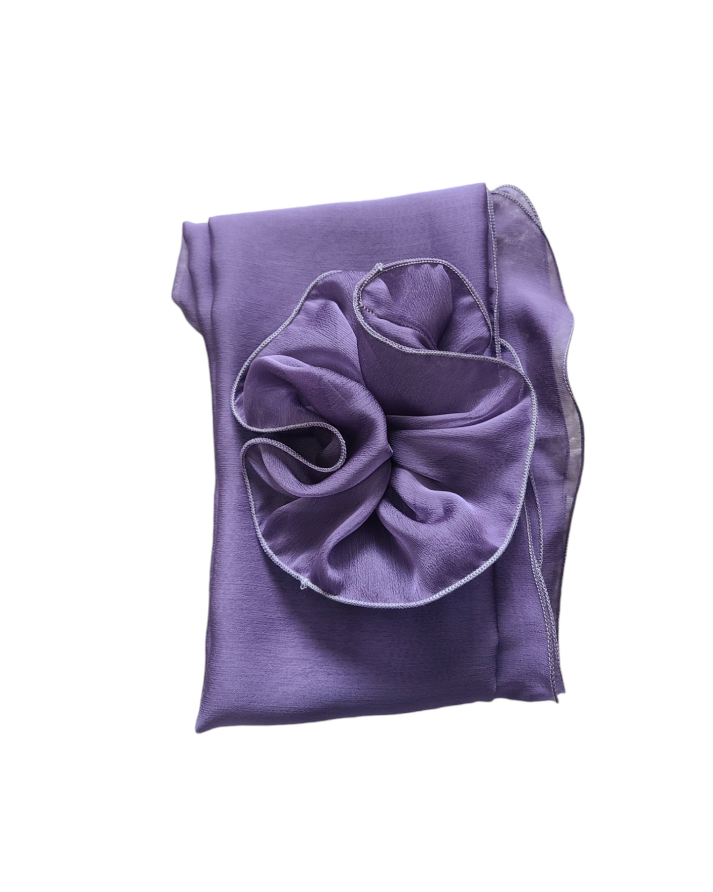 Rinati Lakel Solid Scarf with Scrunchie