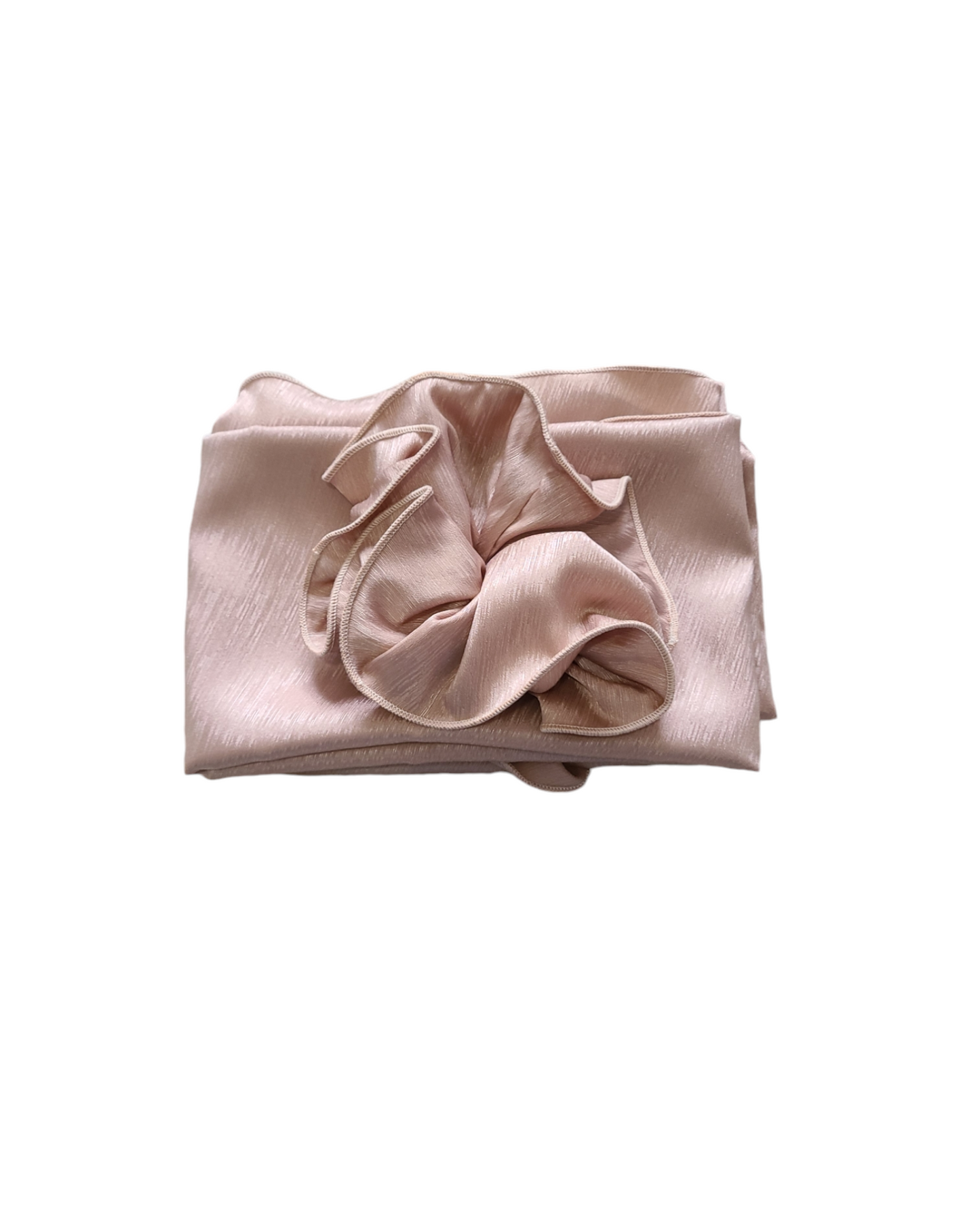 Rinati Lakel Solid Scarf with Scrunchie