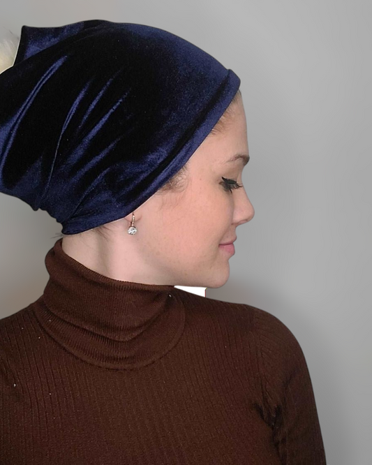 Velvet Beanie with Grip