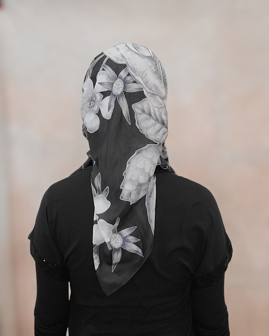 Dusk in Bloom Pretied Scarf