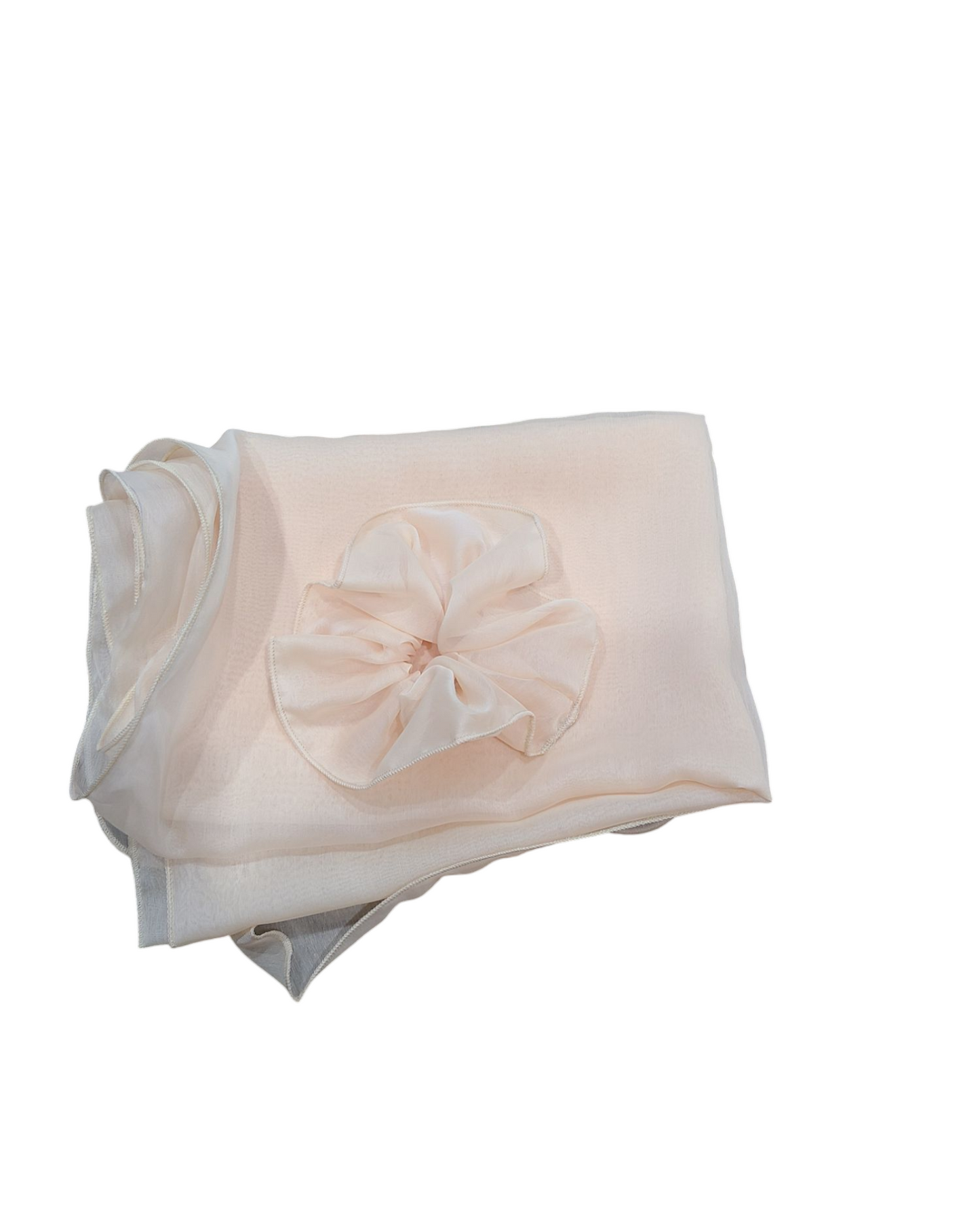 Elegant Solid Scarf With Ruffles