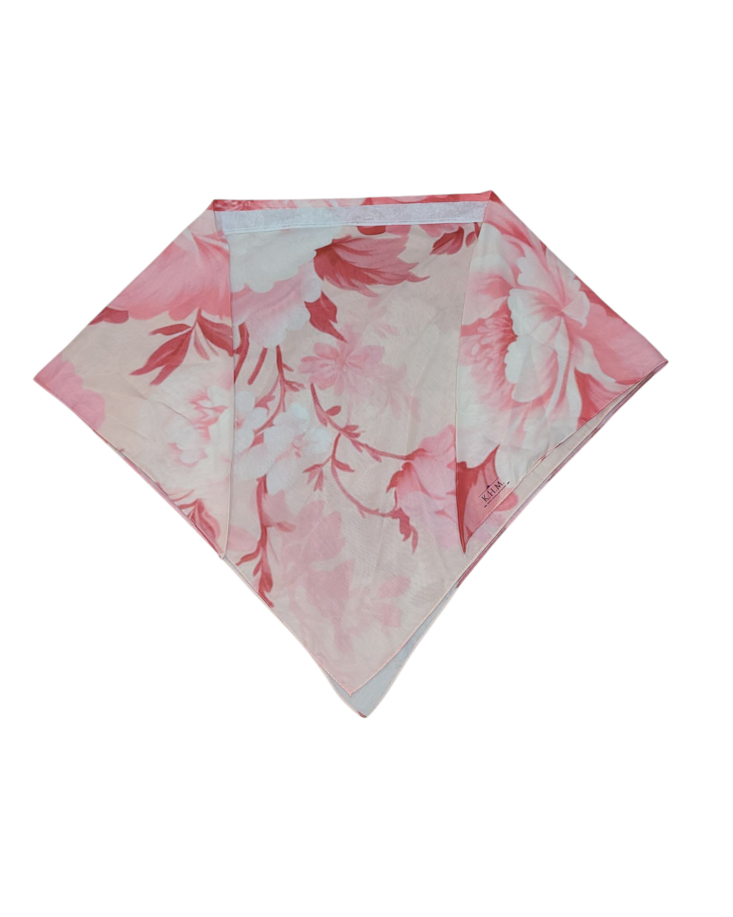 Blush Peonies Triangle Scarf With Grip - Keter Hayofi Mitpachot