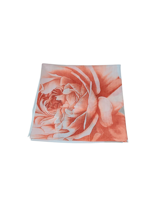 Pretty Peony Square Scarf - Keter Hayofi Mitpachot