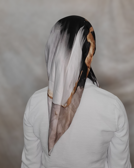 Luxurious Magnolia Pretied Adjustable Scarf