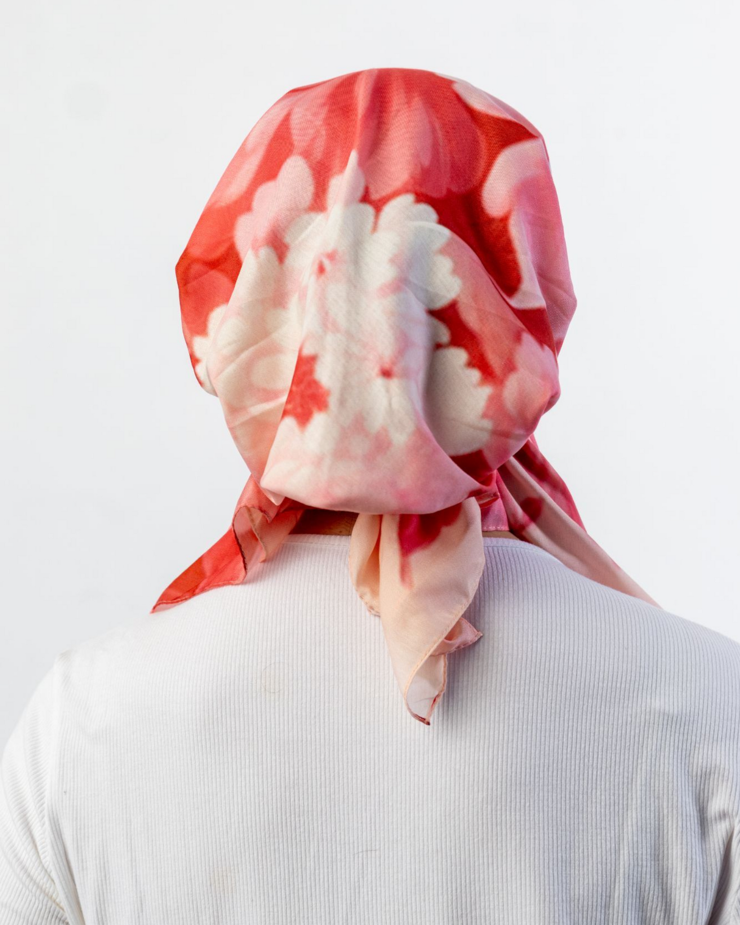 Blush Peonies Square Scarf - Keter Hayofi Mitpachot