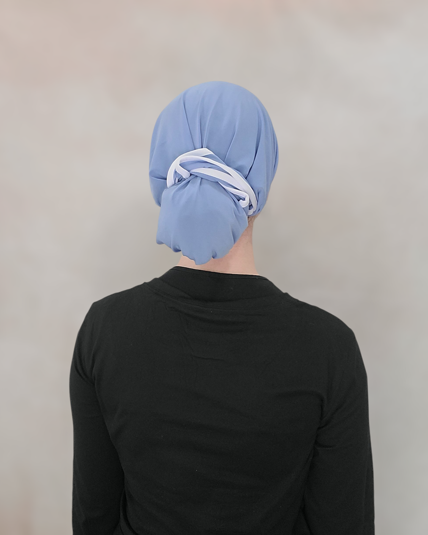 Swimming Pretied Scarf With Shorter Tails - Keter Hayofi Mitpachot