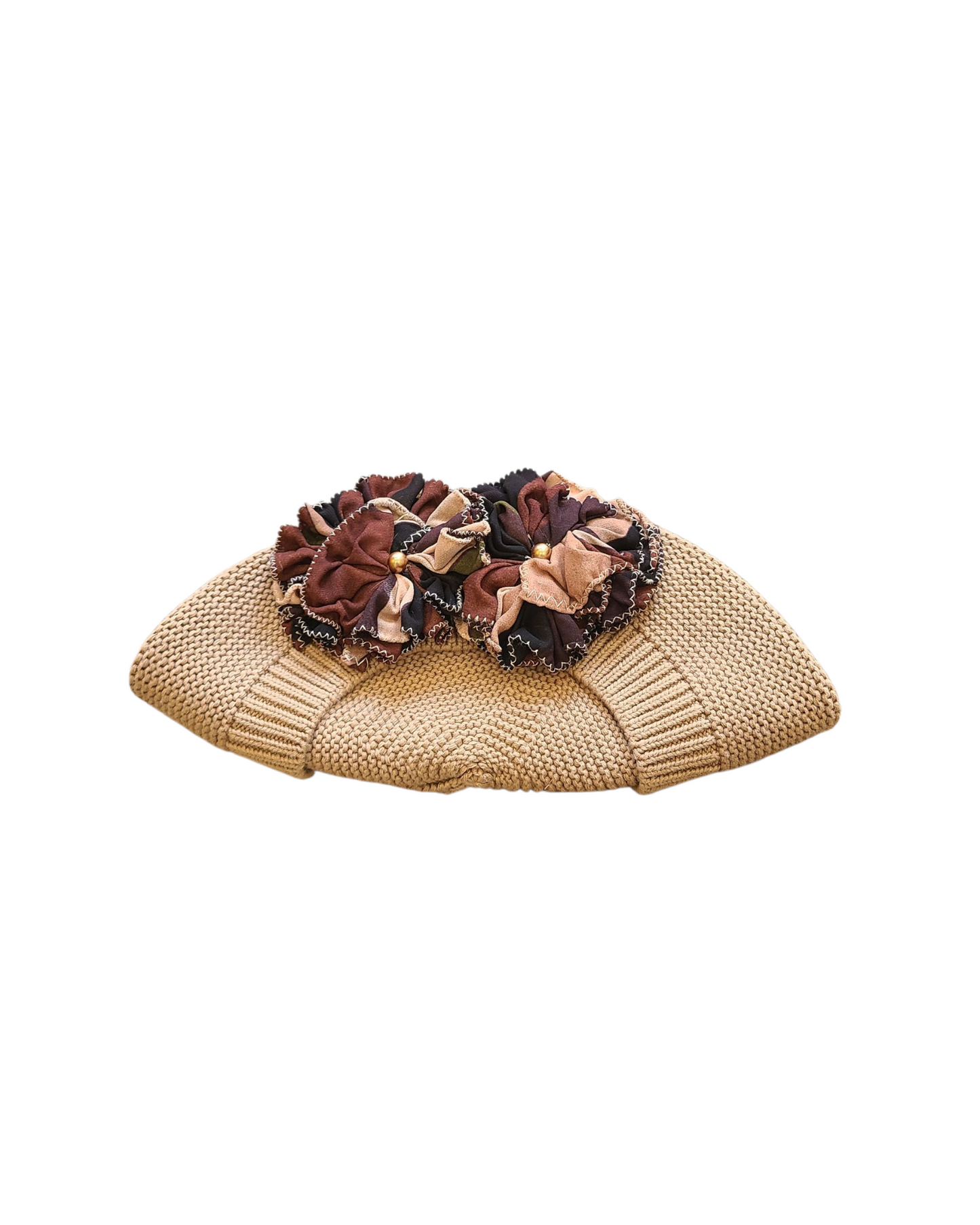 S/M Size Taupe French Beret - Keter Hayofi Mitpachot