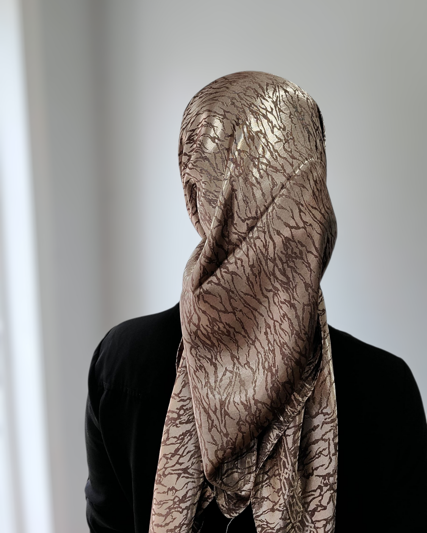 Metallic Mirage Square Scarf
