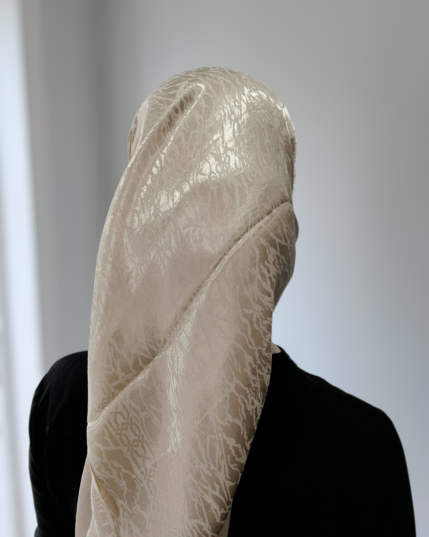 Metallic Mirage Square Scarf