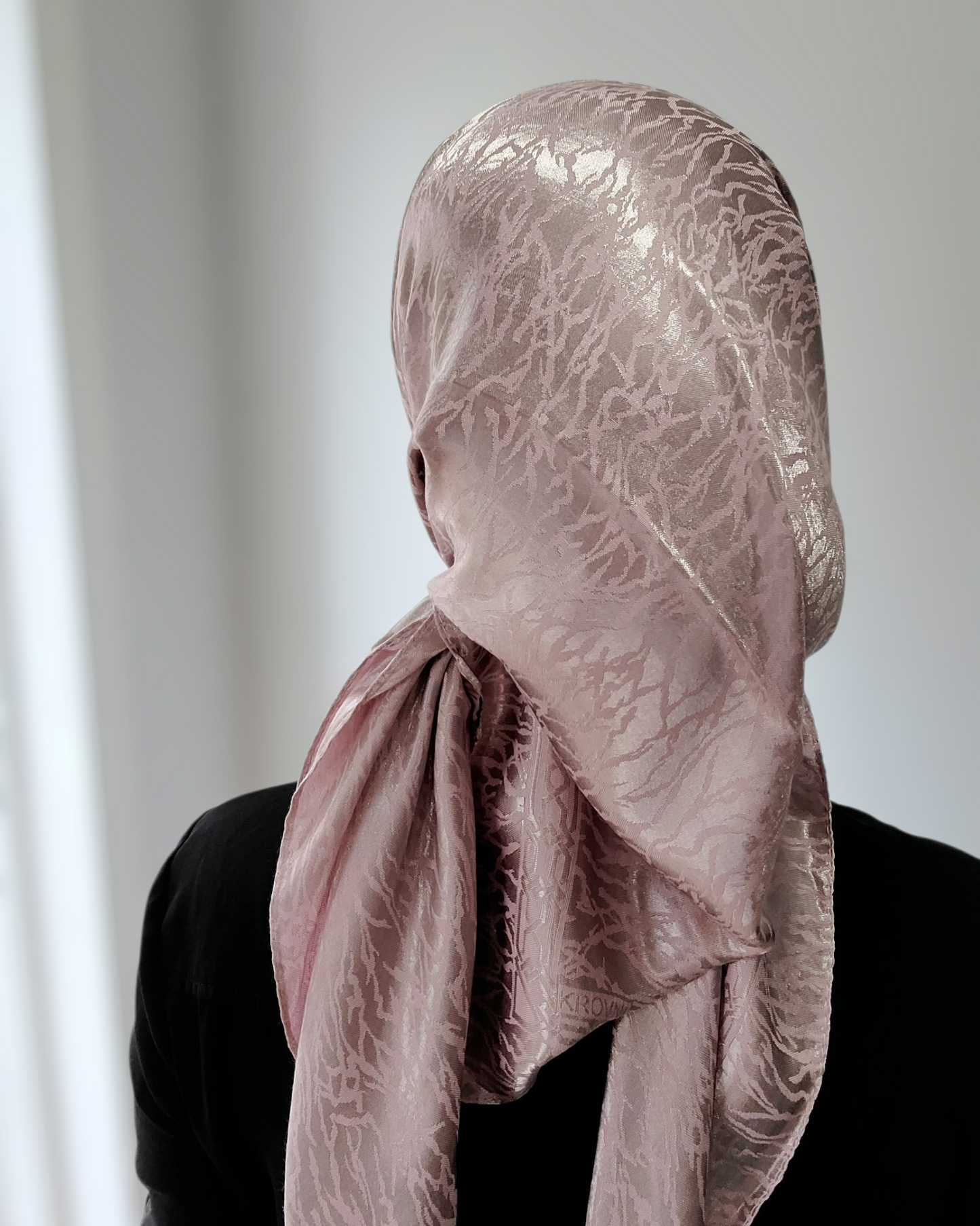 Metallic Mirage Square Scarf