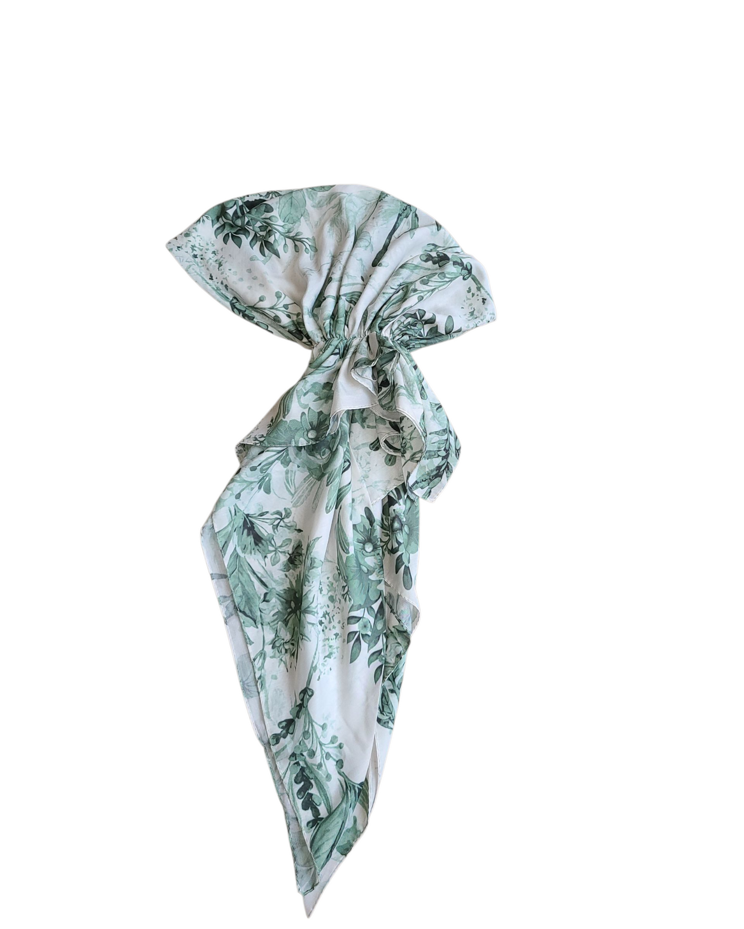 Green Garden Pretied Scarf