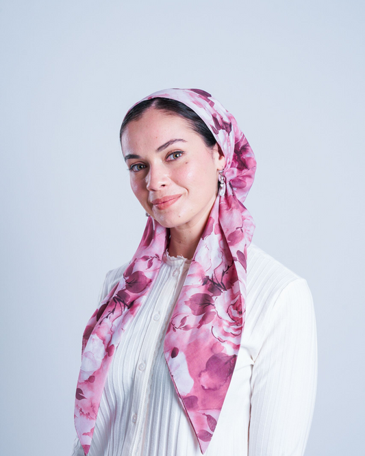 Rose Garden Pretied Scarf