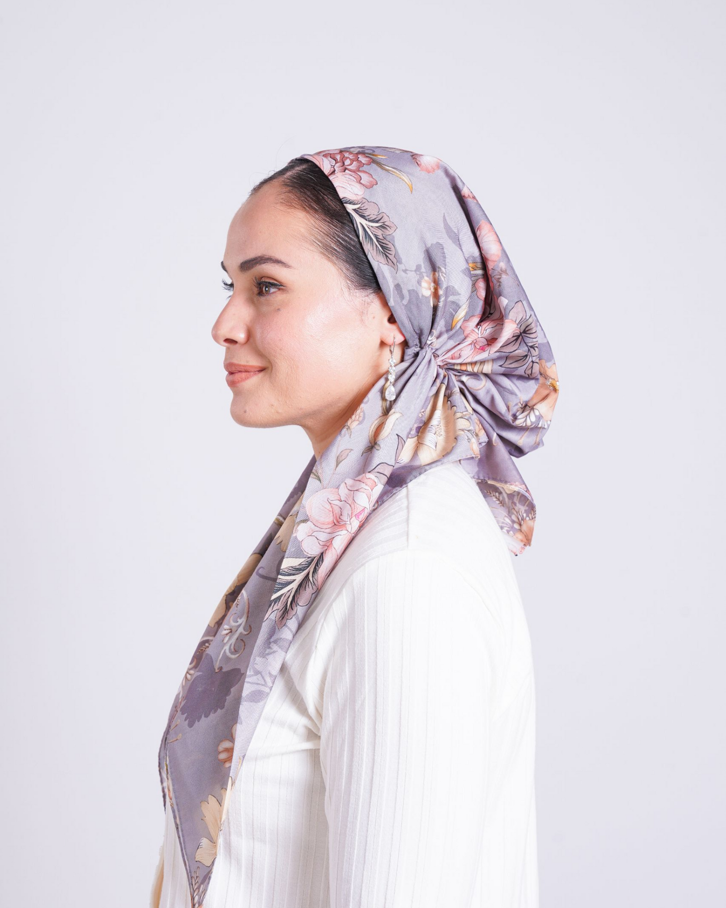 Floral Fantasy Pretied Scarf