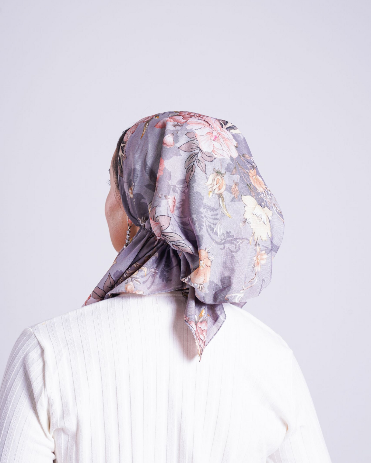 Floral Fantasy Pretied Scarf