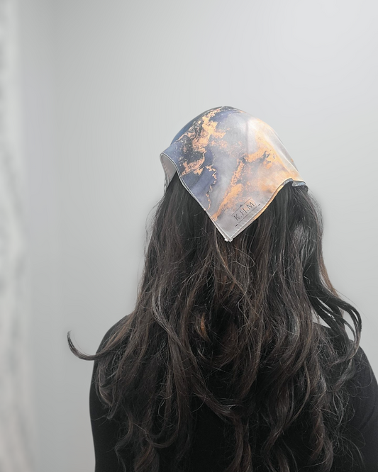 Marble & Silk Pretied Bandana