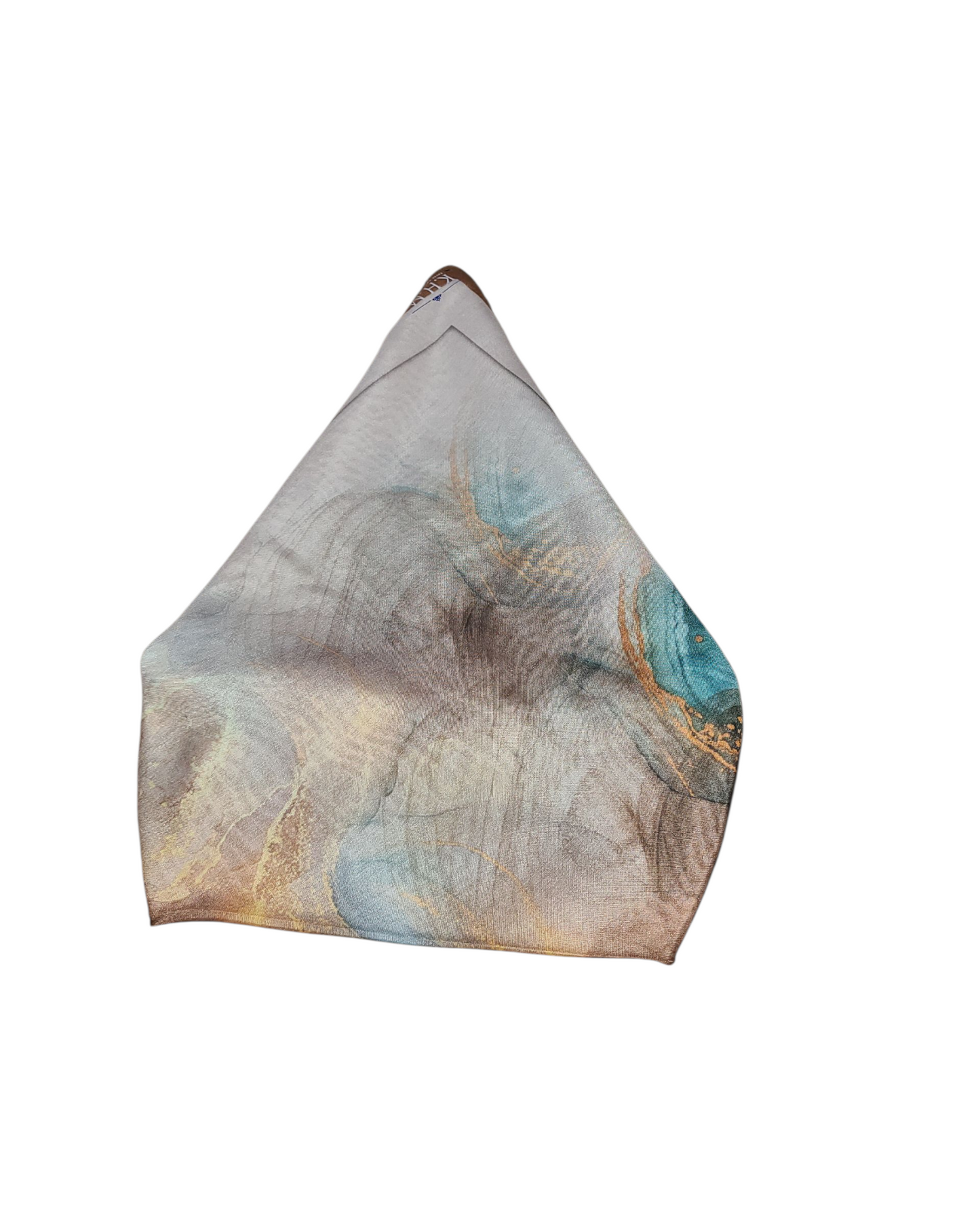 Golden Waves Pretied Bandana