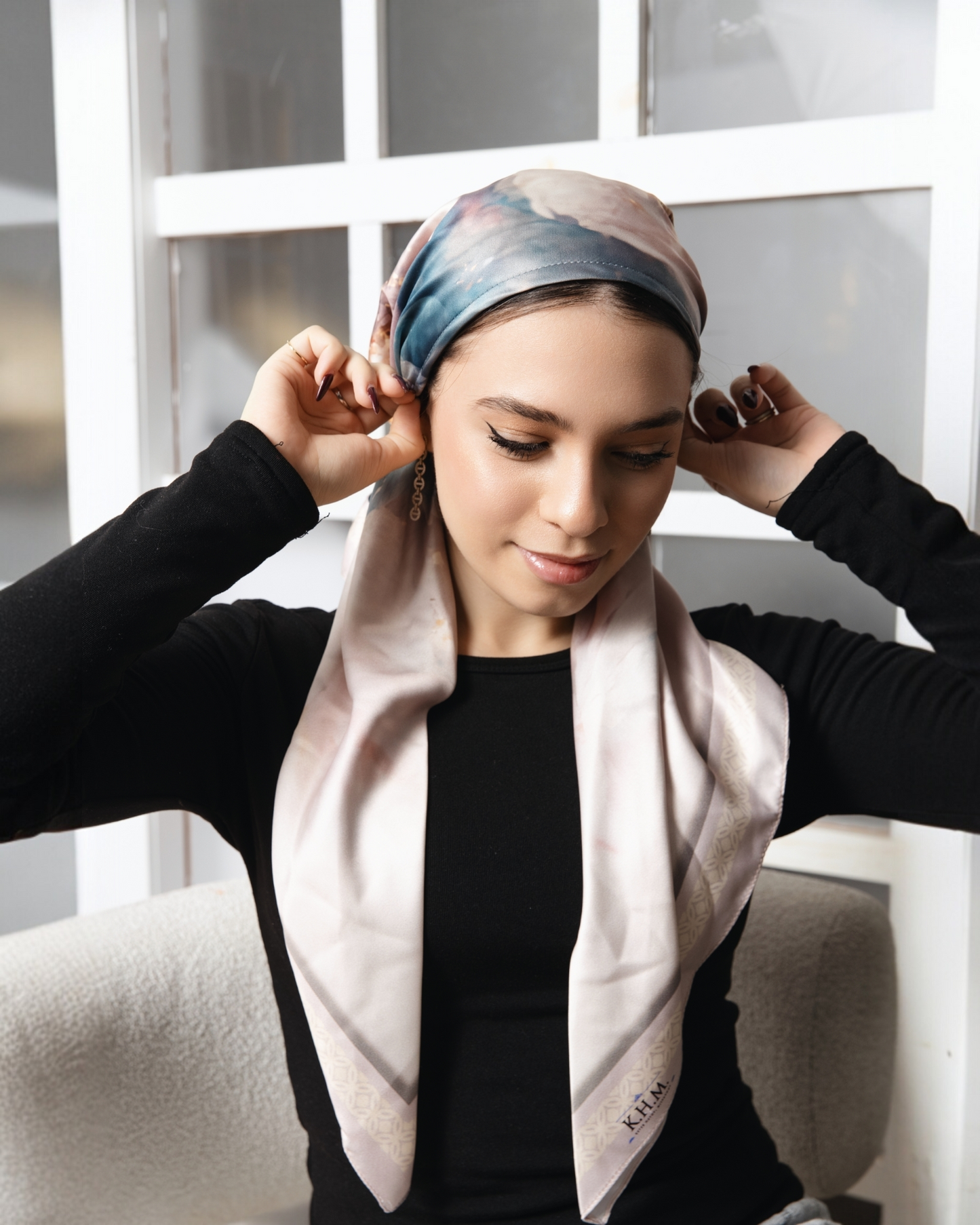 Mystic Petal Square Scarf