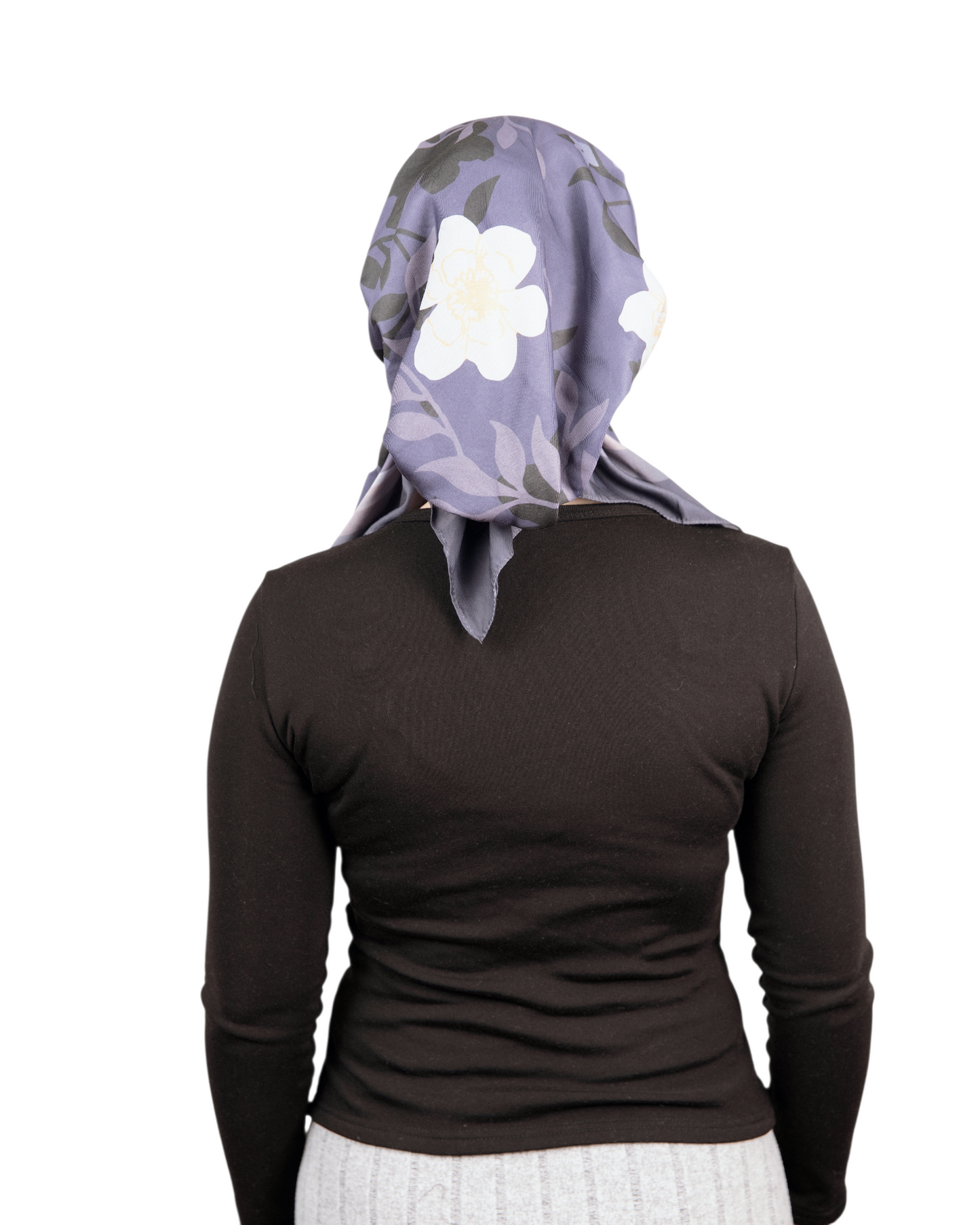 Moonlit Peonies Pretied Scarf - Keter Hayofi Mitpachot