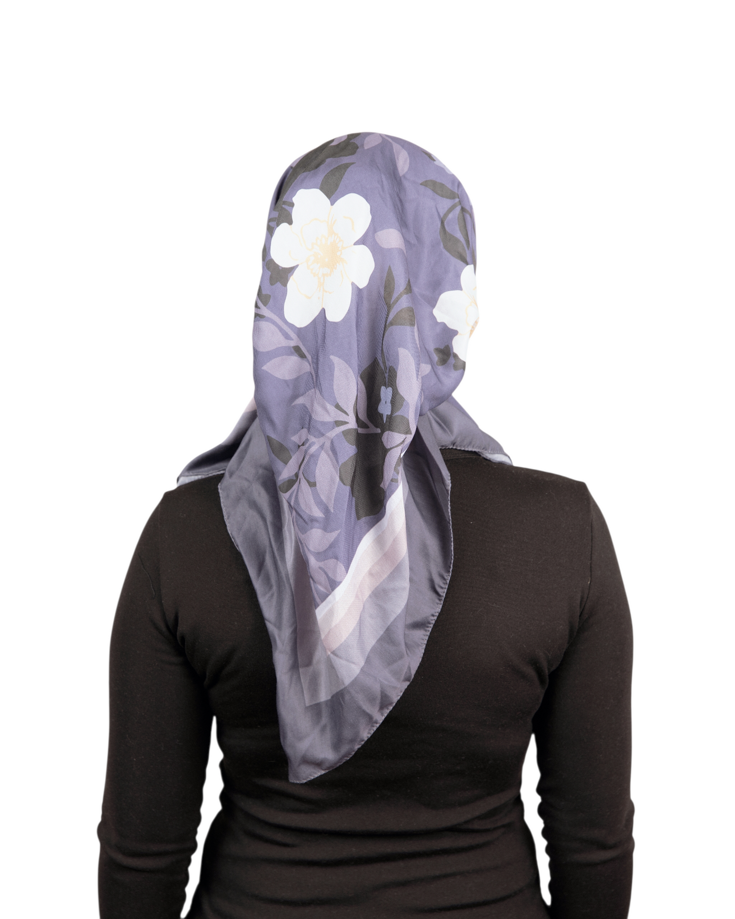 Moonlit Peonies Pretied Scarf - Keter Hayofi Mitpachot