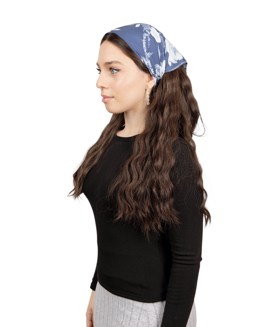 Cloud Flora Pretied Bandana